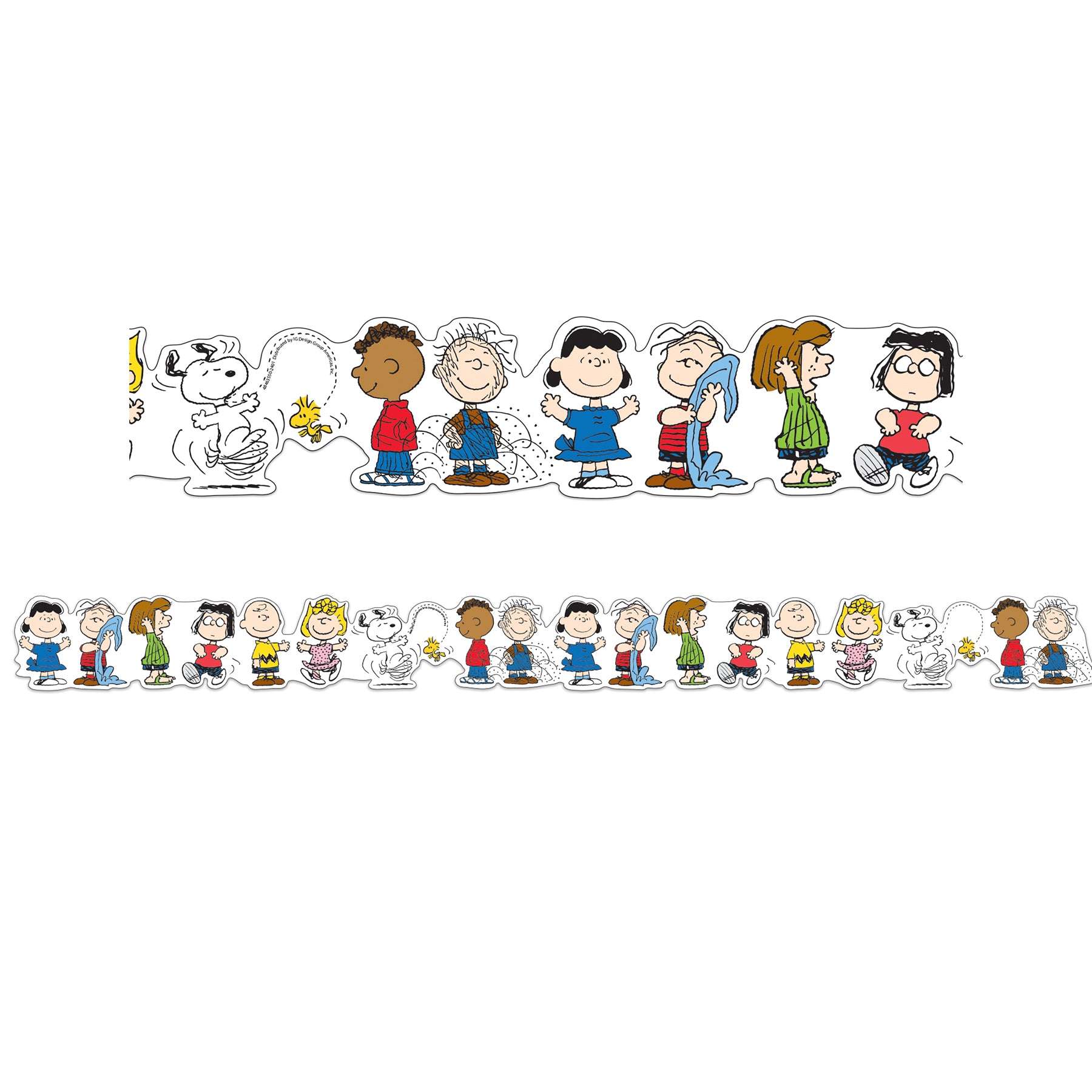 Peanuts® Character Lineup Extra Wide Die-Cut Deco Trim®, 37 Feet Per Pack, 6 Packs