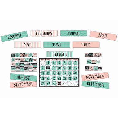 Simply Sassy Calendar Bulletin Board Set, 2 Sets - A1 School Supplies