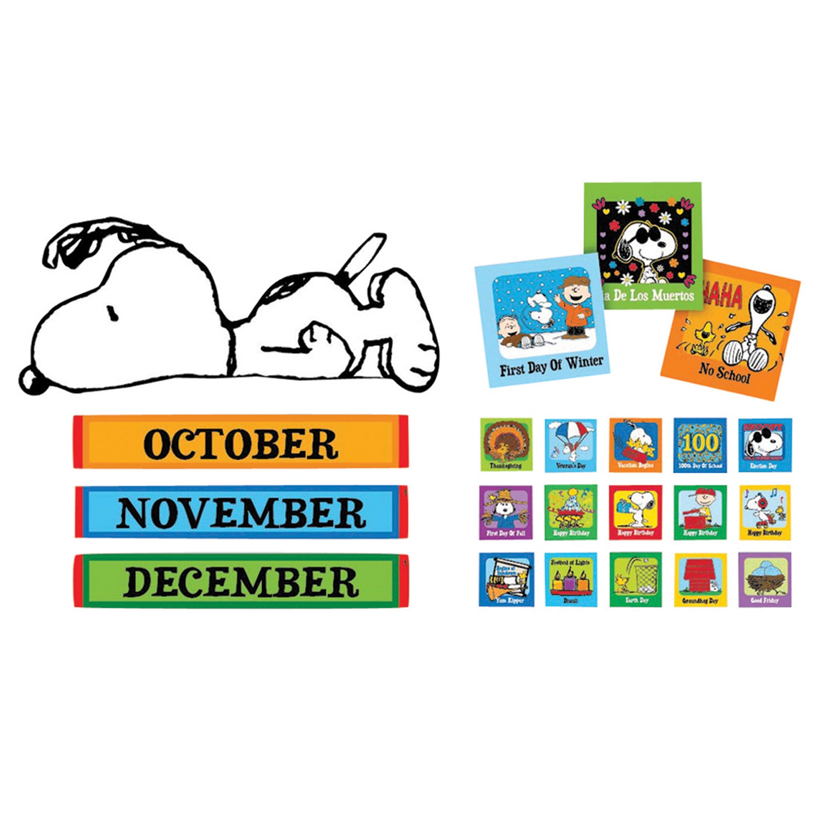 Peanuts® Calendar Bulletin Board Set