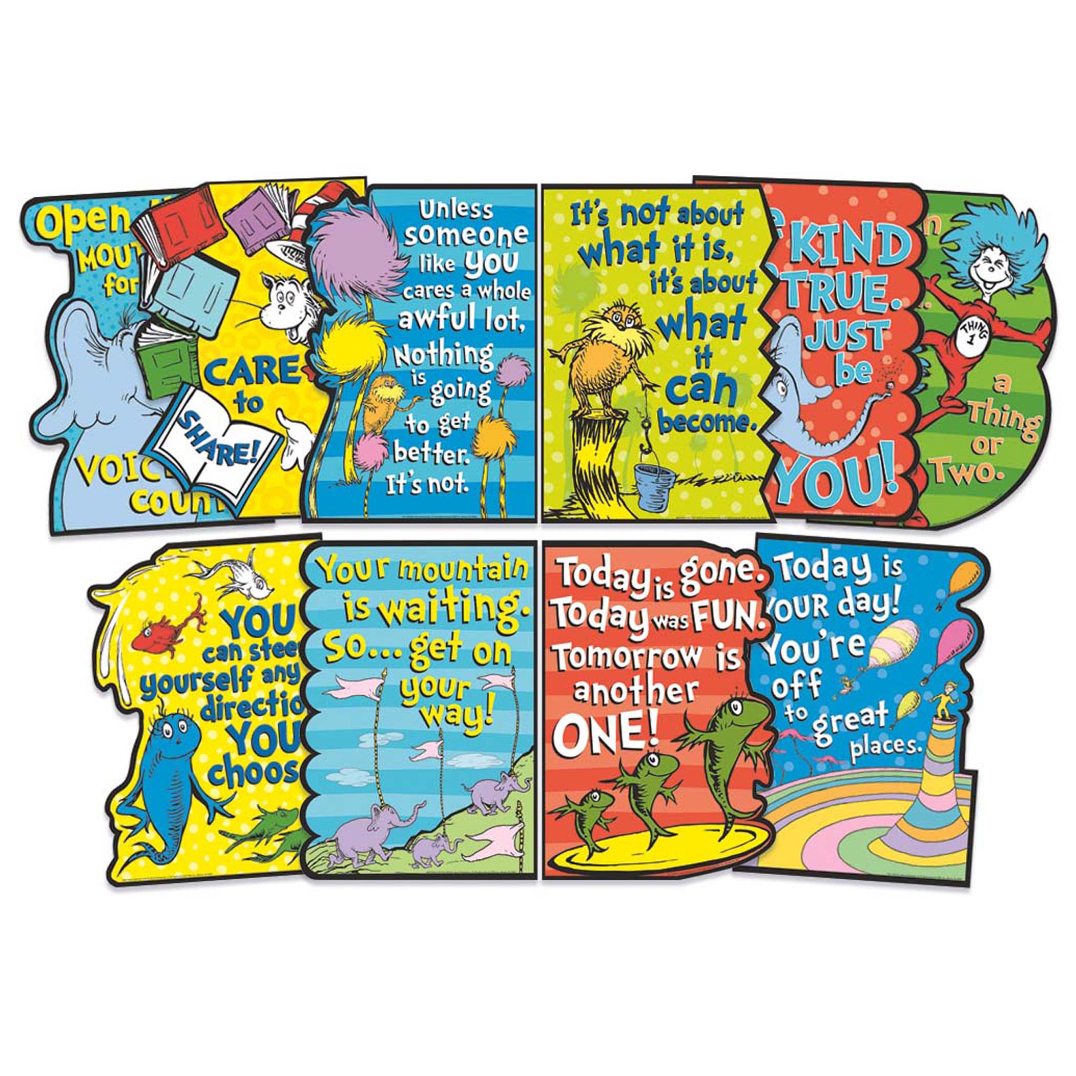 Dr. Seuss™ Die-Cut Poster Set