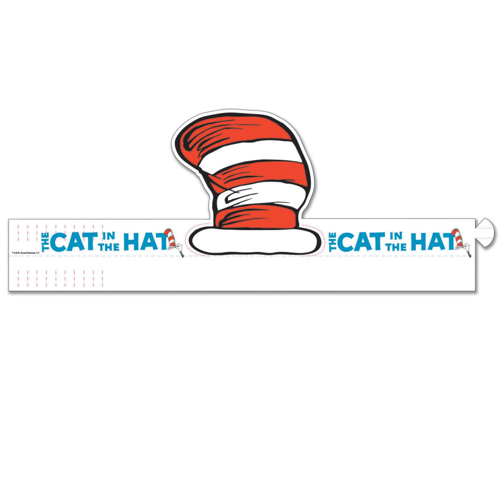 Dr. Seuss™ Cat's Hat Wearable Cut Out Hats, 32 Per Pack, 2 Packs