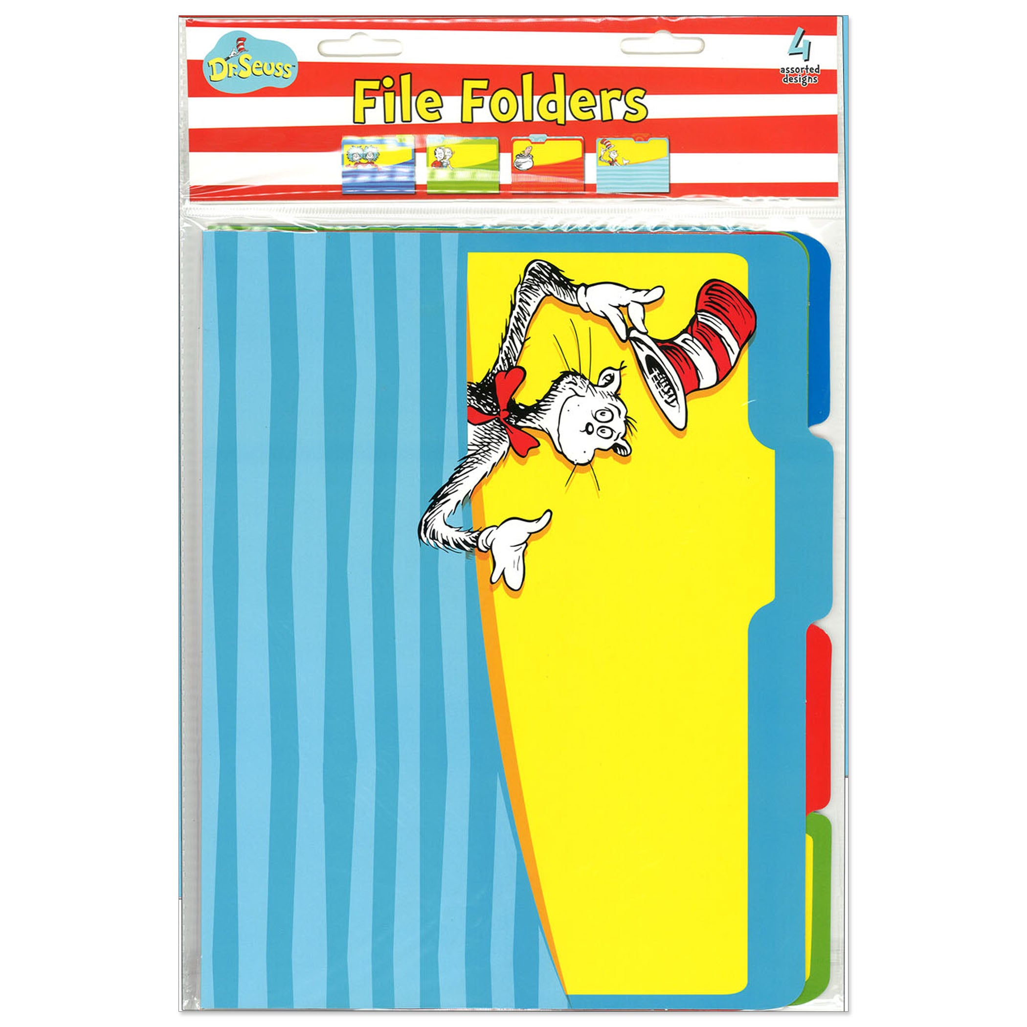 Dr. Seuss™ Classic File Folders, 4 Per Pack, 6 Packs