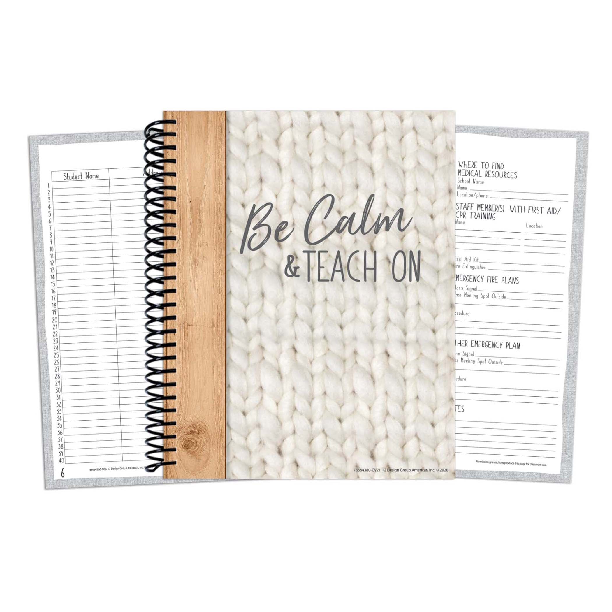 A Close-Knit Class Lesson Plan & Record Book, Pack of 2 - A1 School Supplies