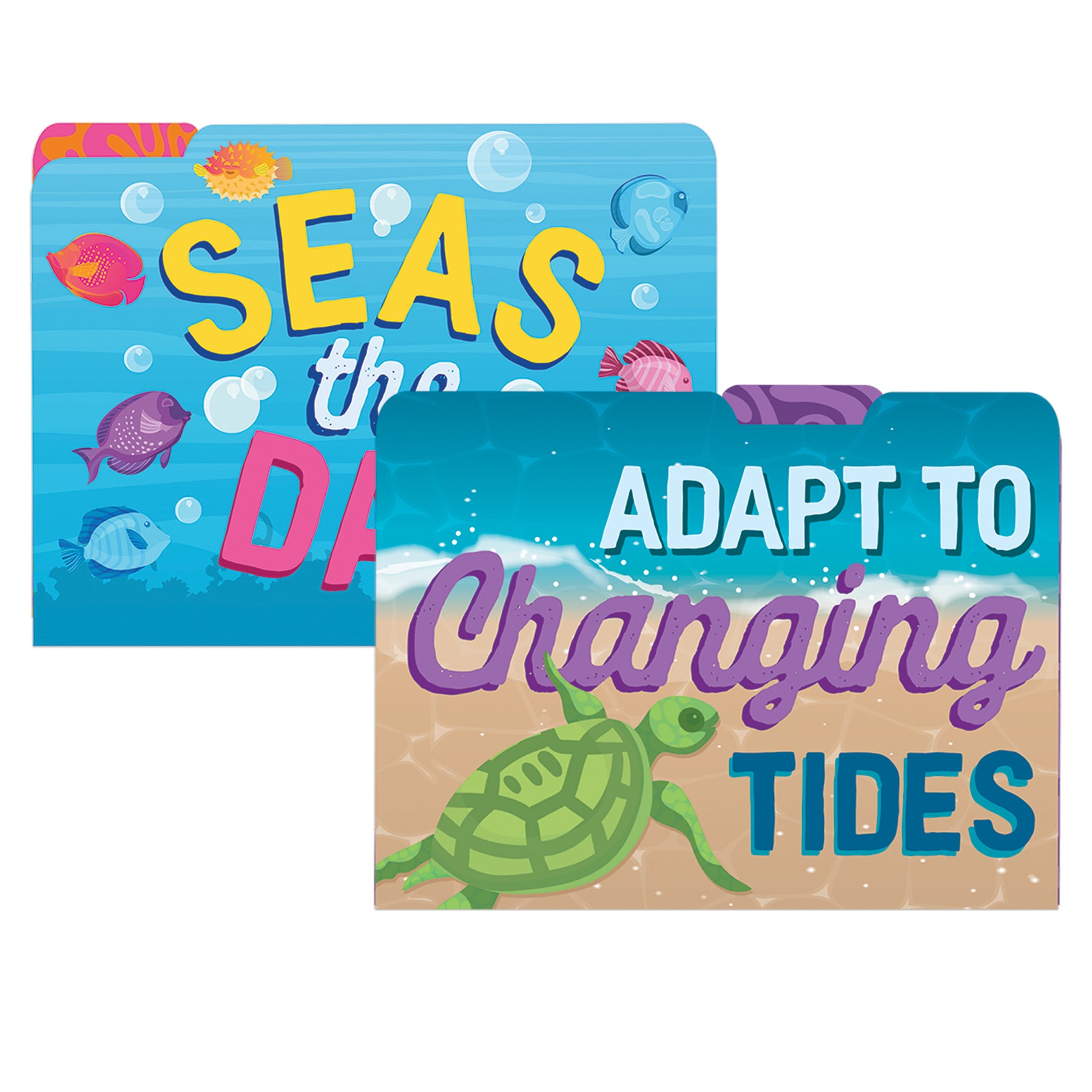 Seas the Day File Folders, 4 Per Pack, 6 Packs