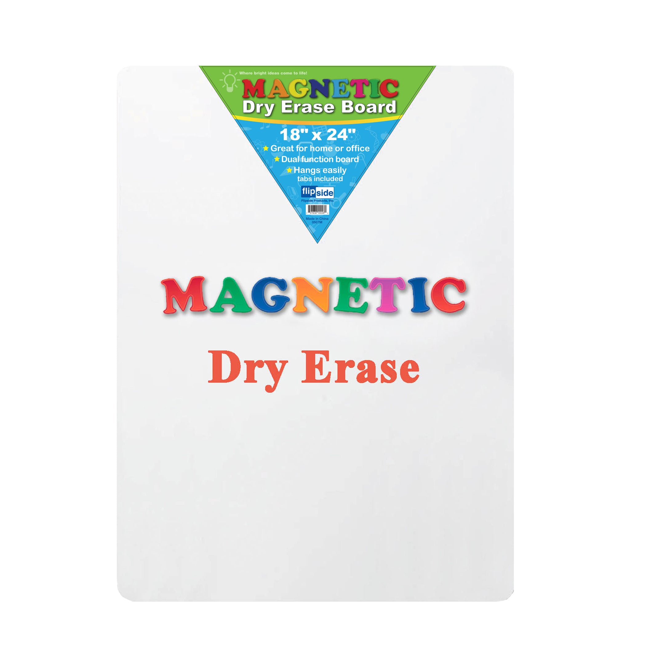 Magnetic Dry Erase Board, 18" x 24"