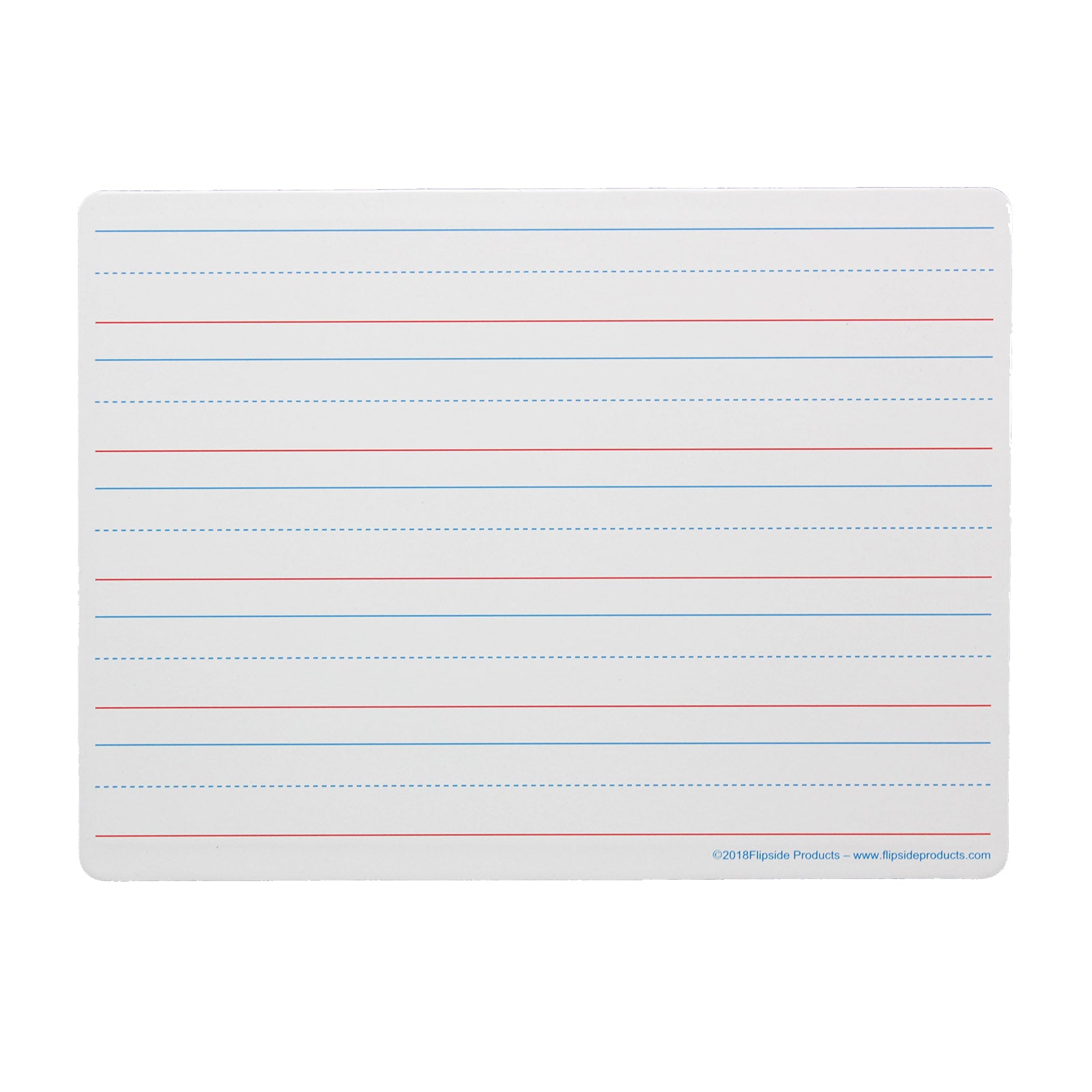 Magnetic Dry Erase Board, Two-Sided Ruled/Blank, 9" x 12", Pack of 3