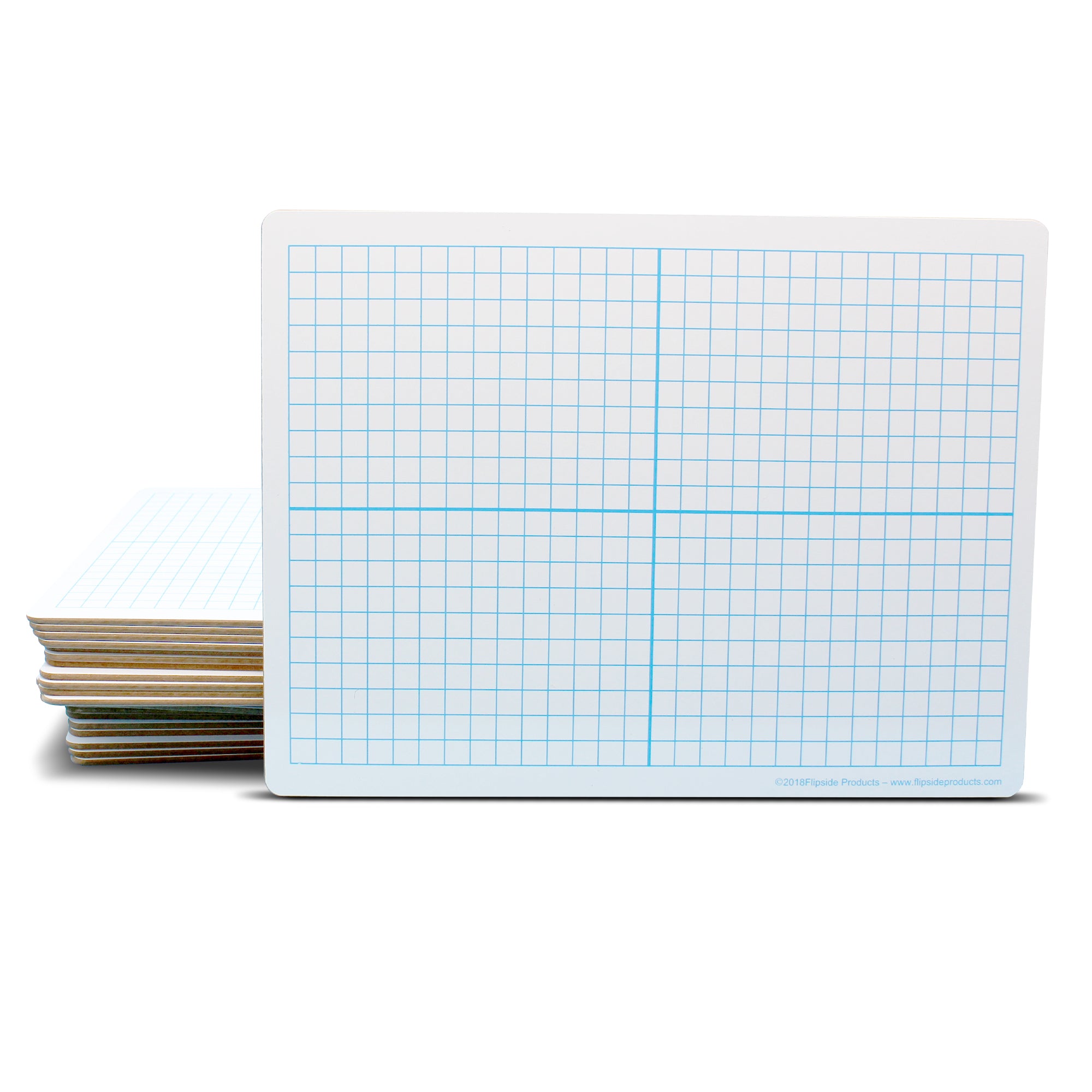 Dry Erase XY Axis/Dry Erase, Two Sided, 9 x 12, Class Pack of 24