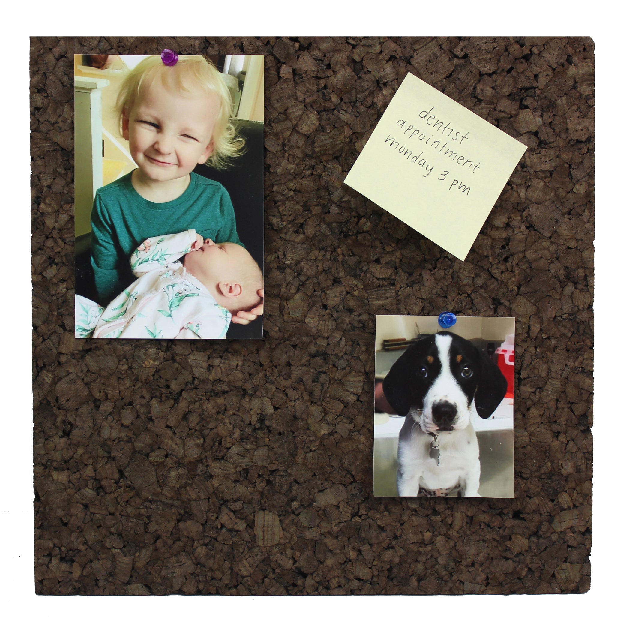 Dark Cork Tiles, 12" x 12", Pack of 4