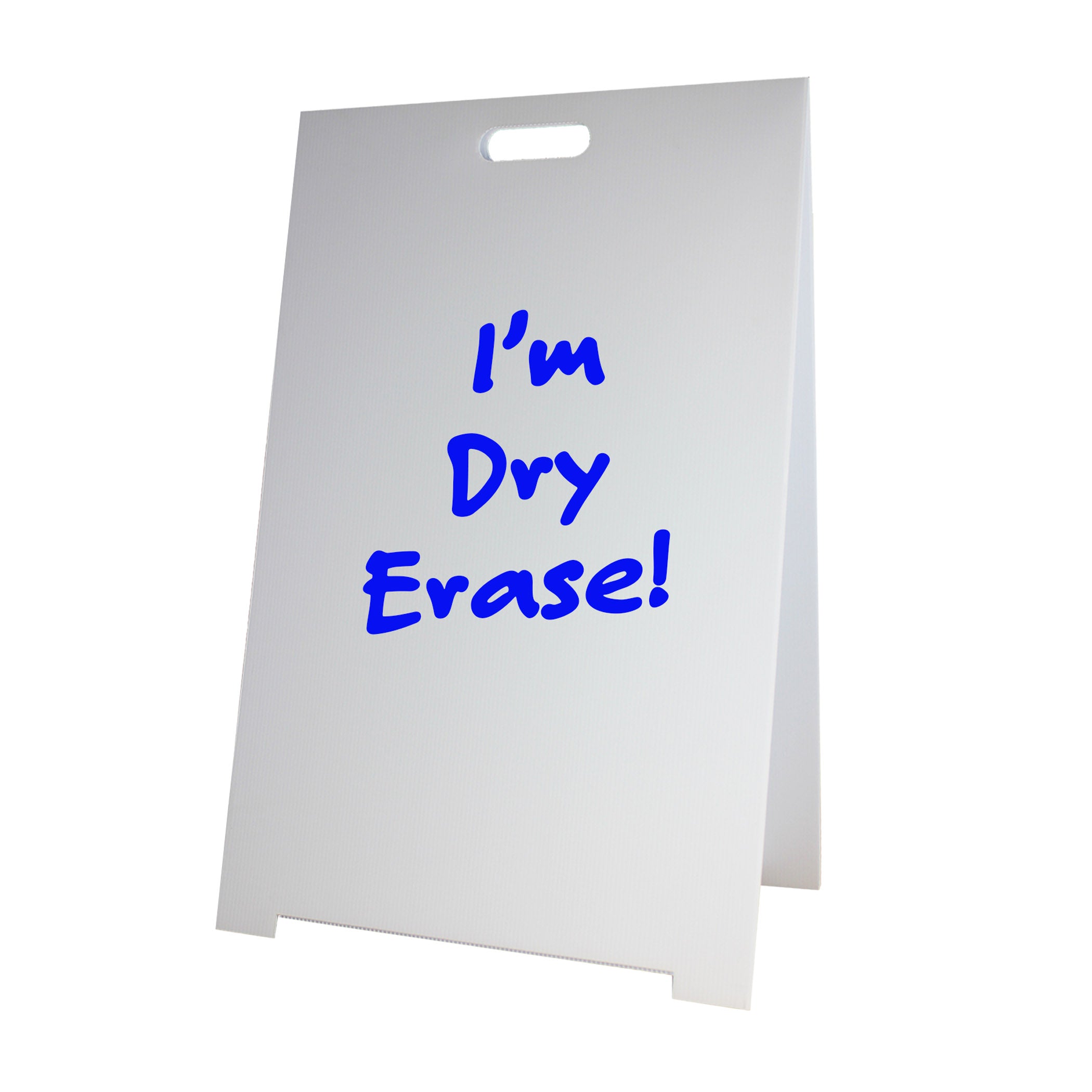 Premium Corrugated Plastic Dry Erase Marquee Easel