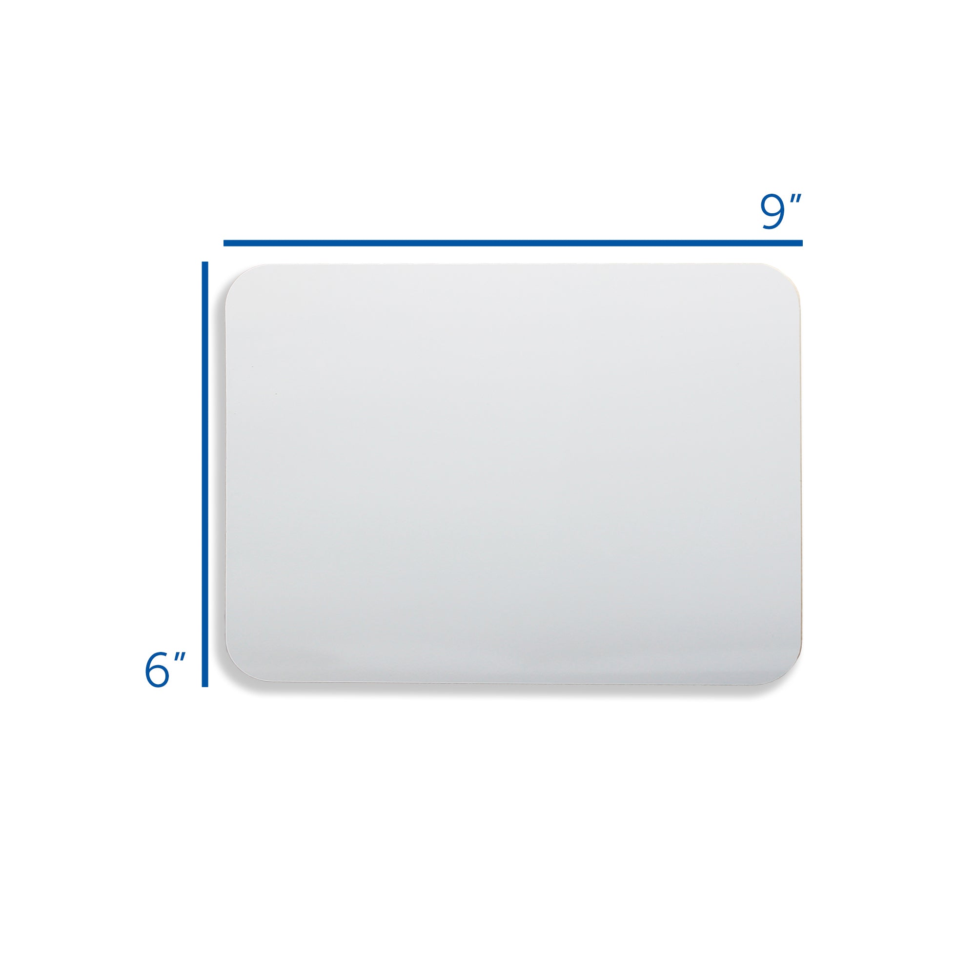 Two-Sided Dry Erase Marker Boards, 6" x 9", Class Pack of 12