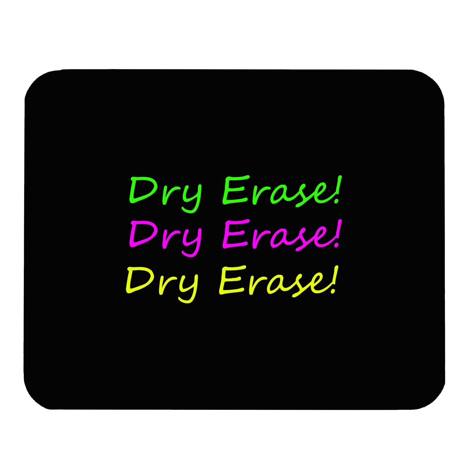 Black Dry Erase Board, 18" x 24", Pack of 2