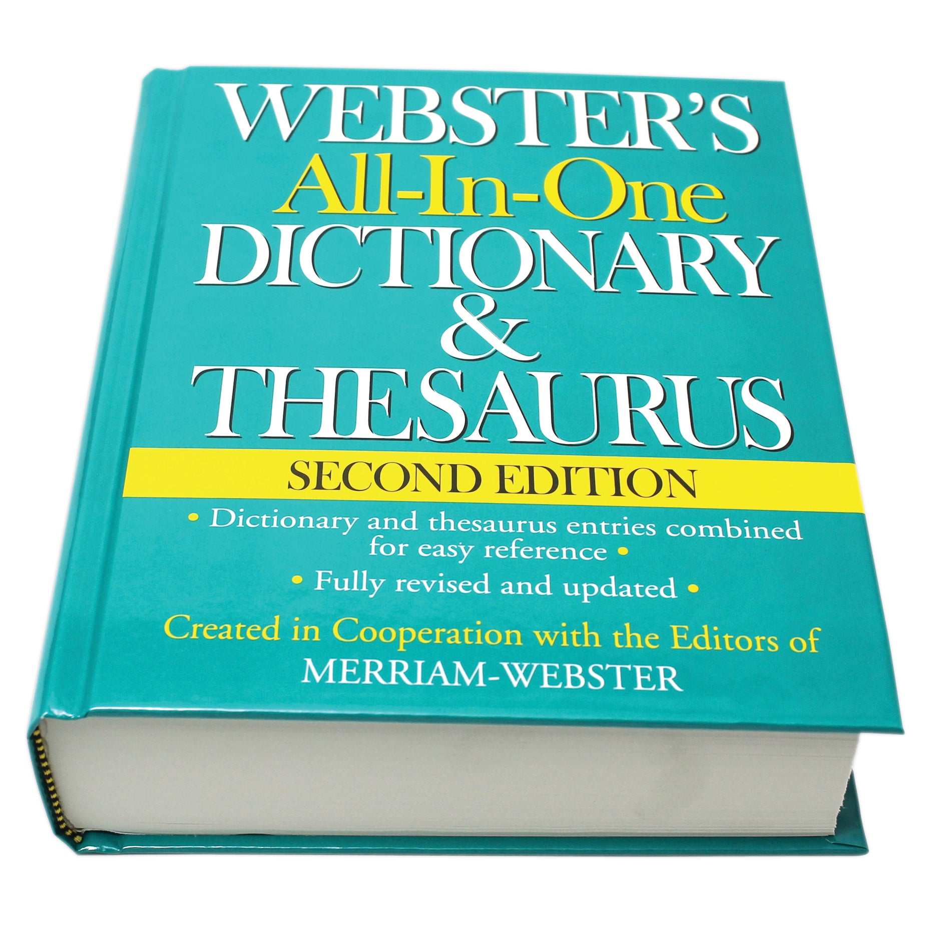 Webster's All-in-One Dictionary & Thesaurus, Second Edition, Pack of 2