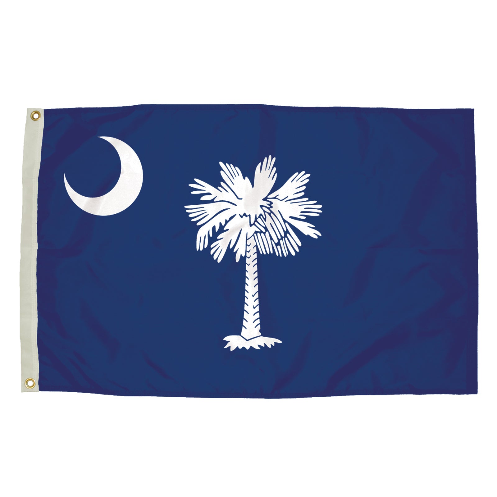 Durawavez Nylon Outdoor Flag with Heading & Grommets, South Carolina, 3ft x 5ft