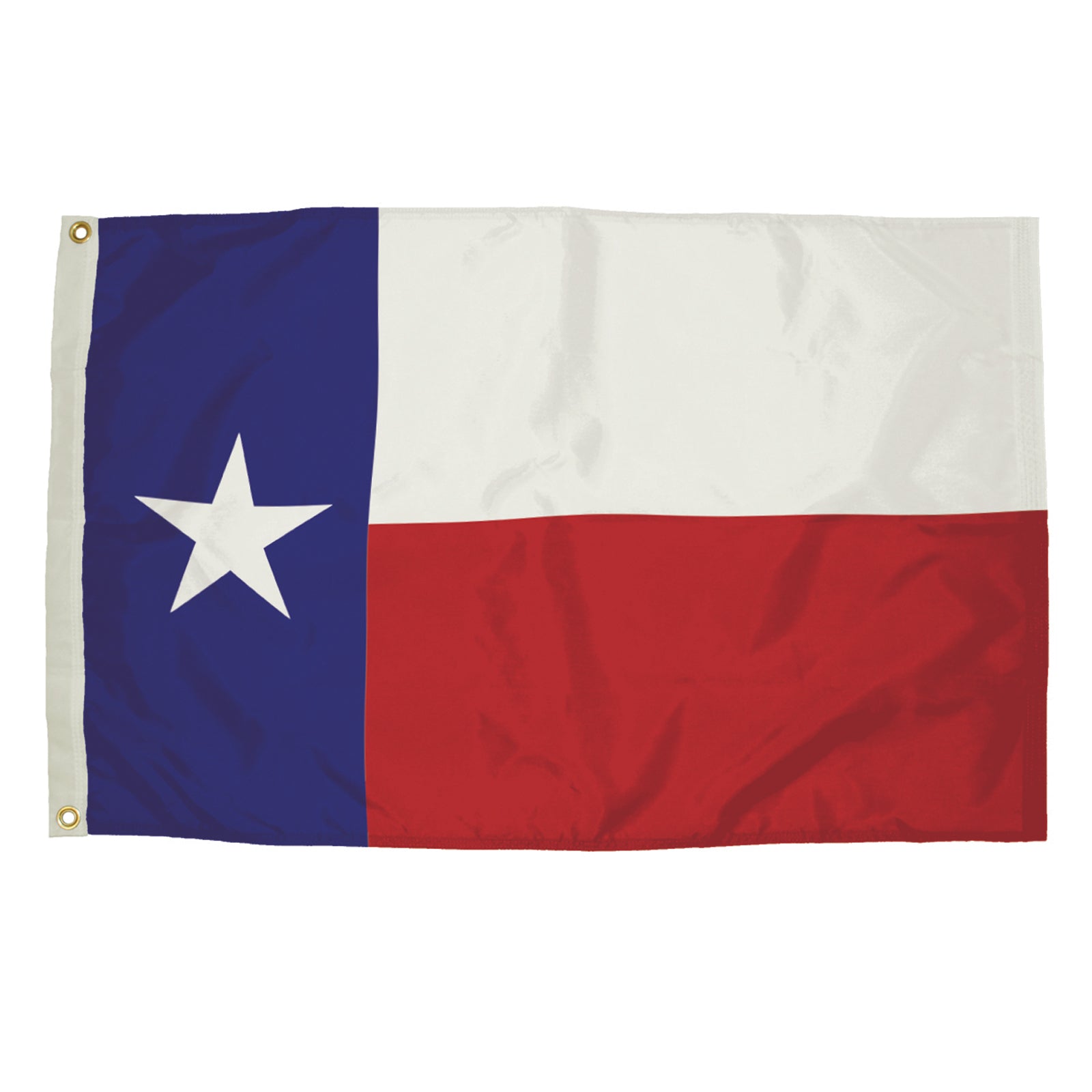 Durawavez Nylon Outdoor Flag with Heading & Grommets, Texas, 3ft x 5ft