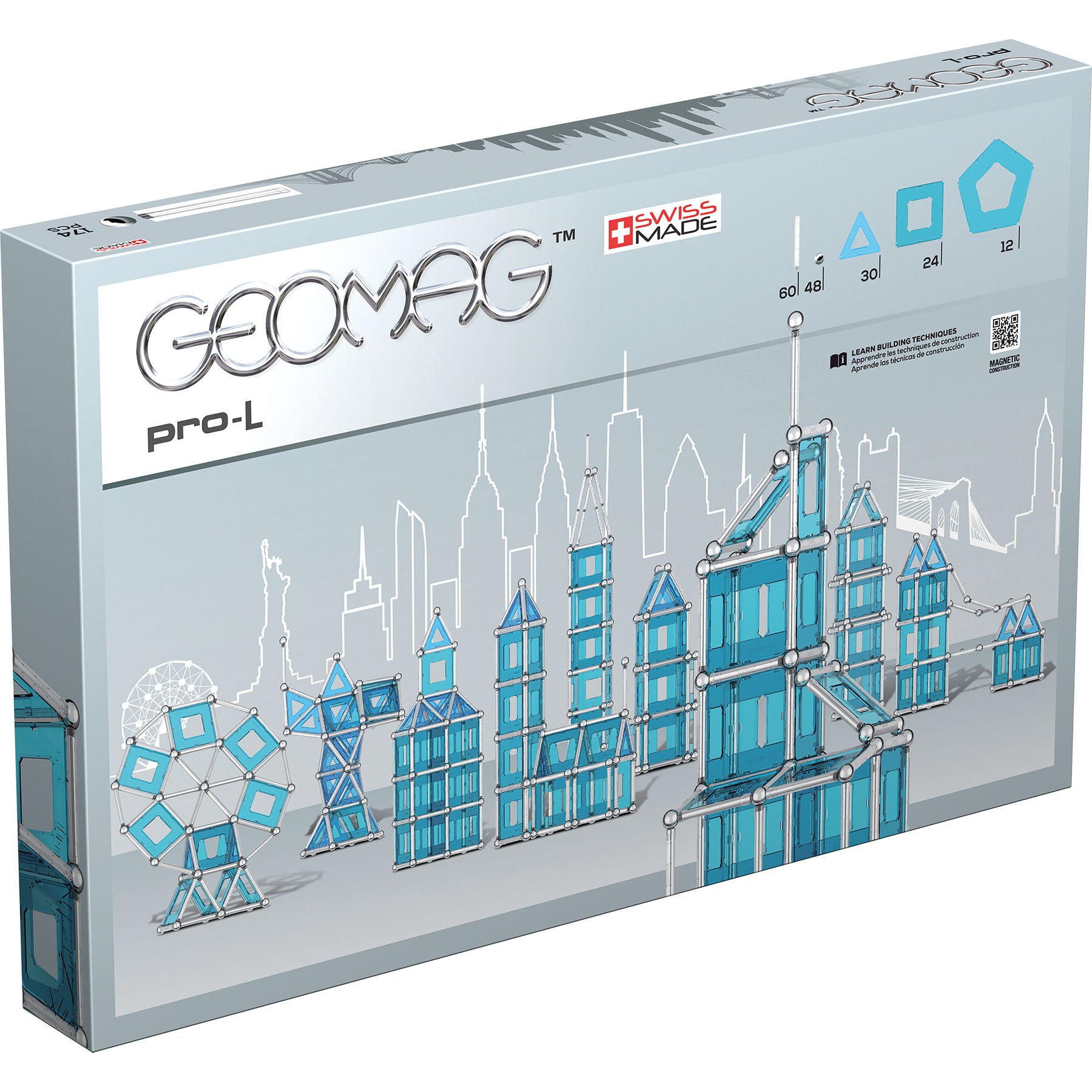 Geomag™ PRO L Building Set, 174 Pieces