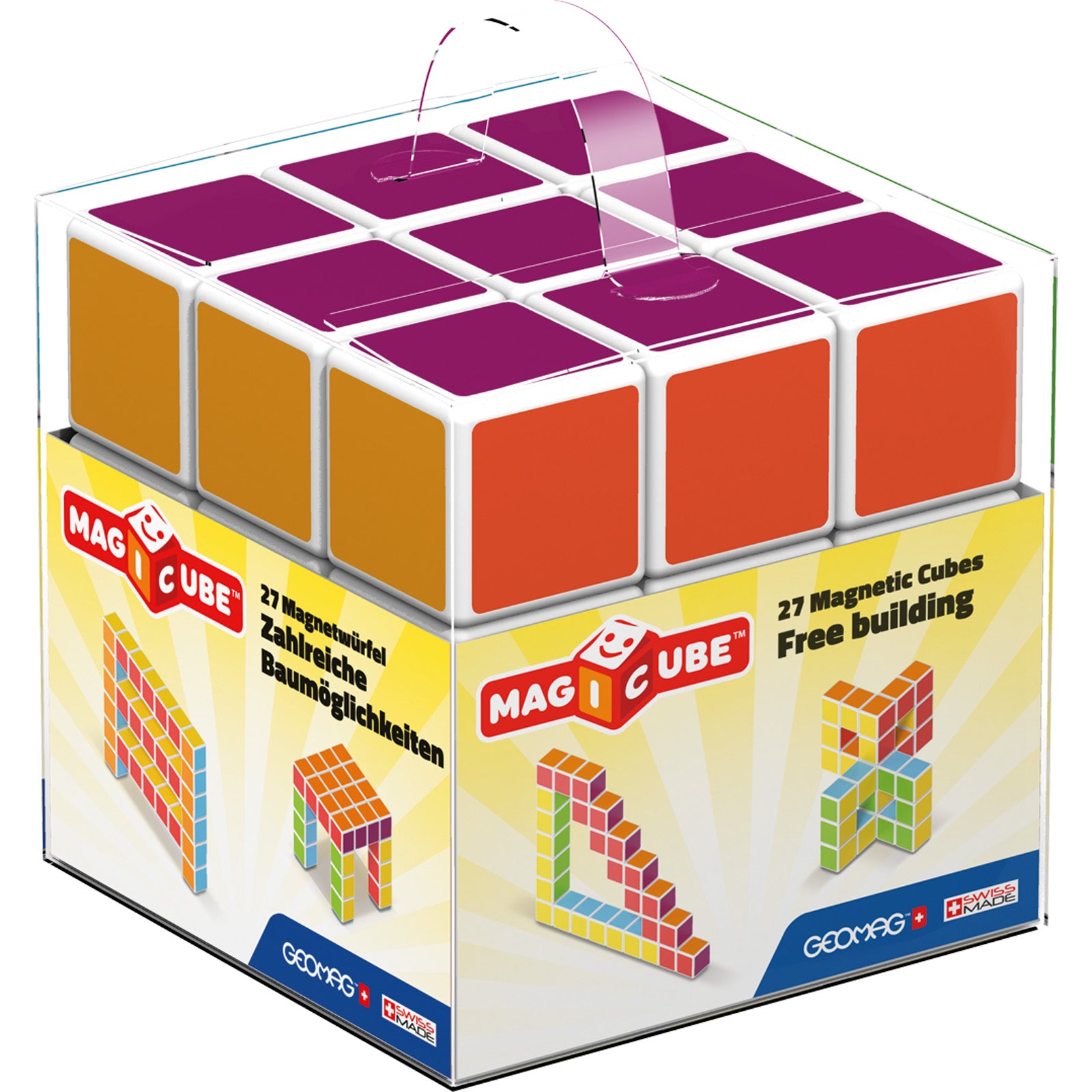 Magicube™ 27 Piece Multicolored Free Building Set