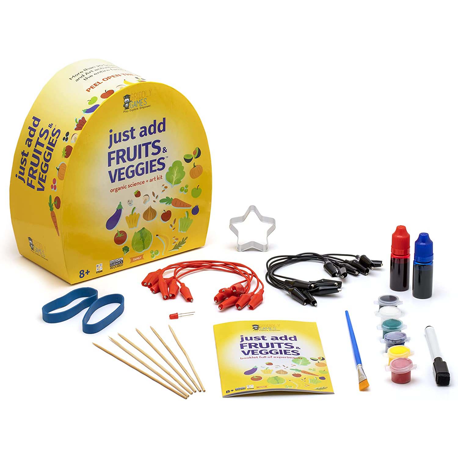 Just Add Fruits & Veggies Science + Art Kit