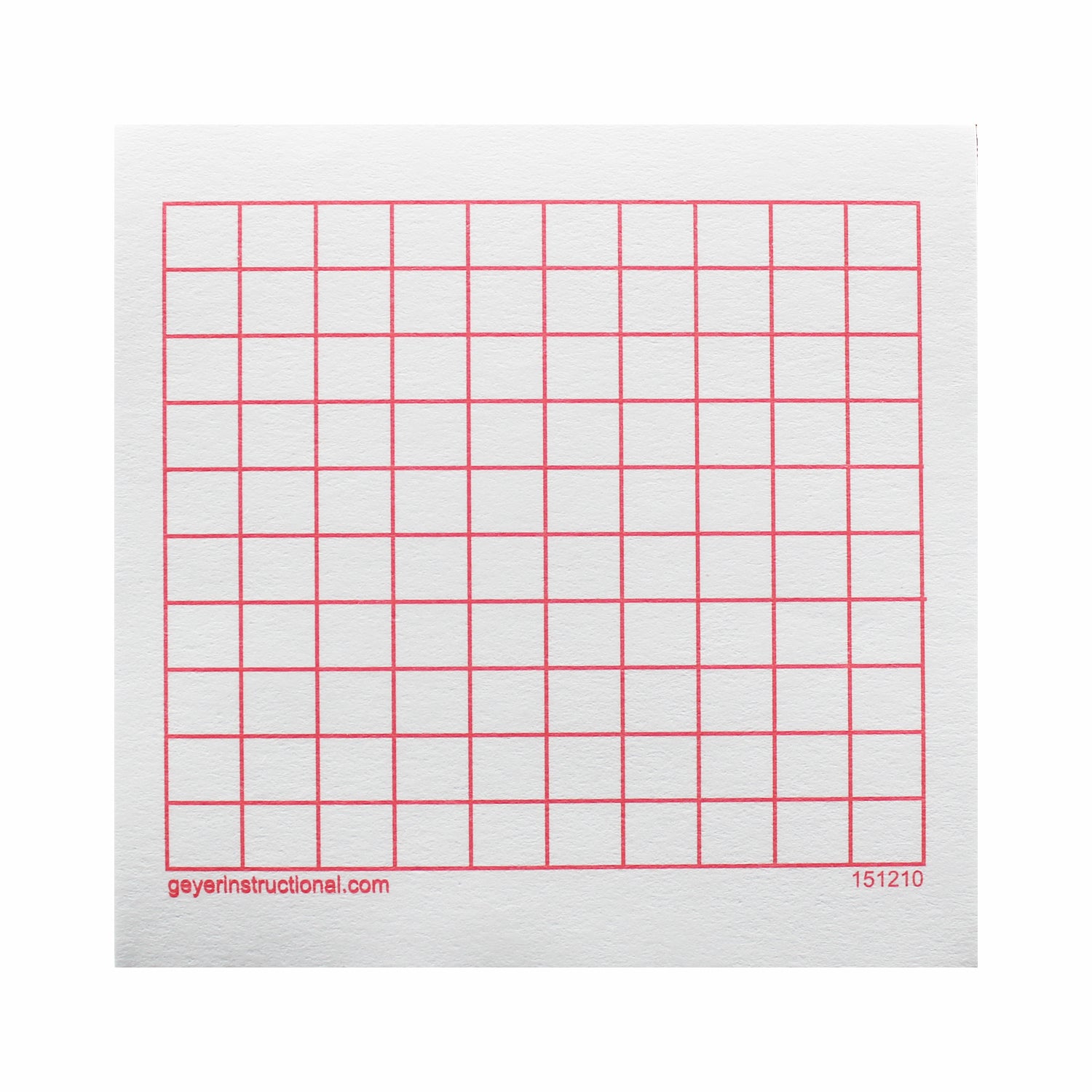 Graphing 3M Post-it® Notes,10 x 10 Grid, 4 Pads