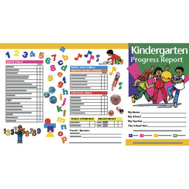 Kindergarten Progress Report, 10 Per Pack, 6 Packs - A1 School Supplies