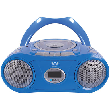 6 Person Listening Center with Bluetooth CD/Cassette/FM Boombox and Deluxe Over-Ear Headphones - A1 School Supplies