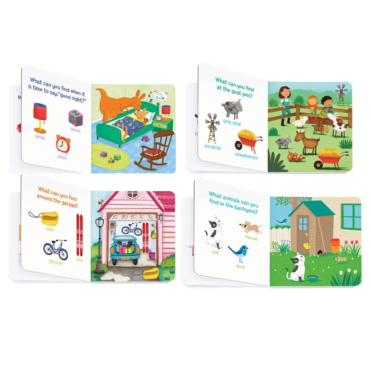 Find It Board Books, Set of 4