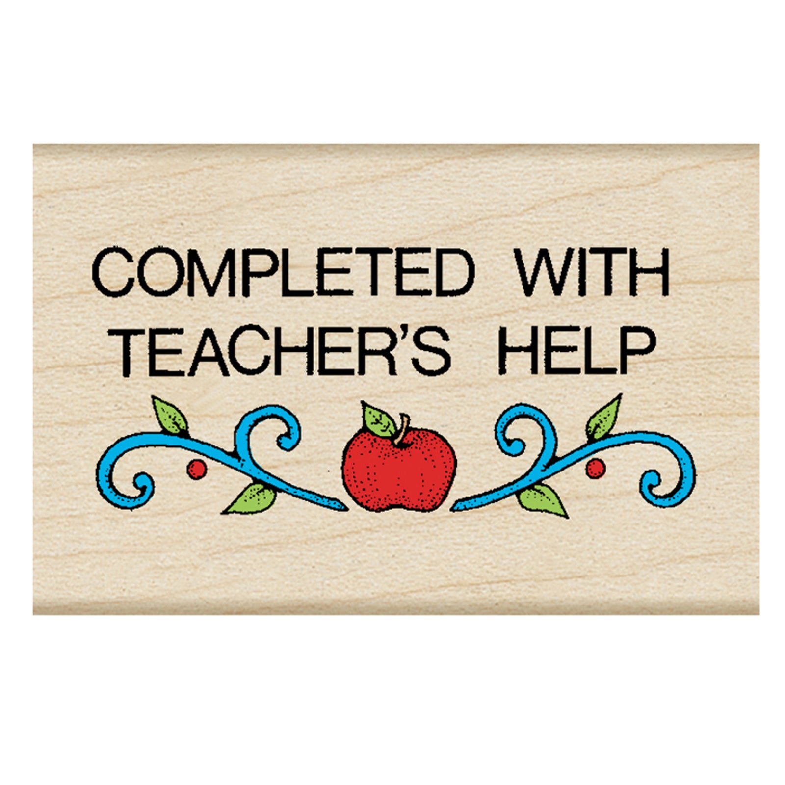 Completed With Teacher's Help Stamp, Pack of 3 - A1 School Supplies