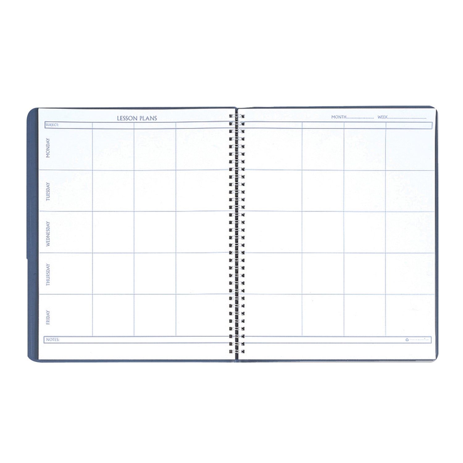 Lesson Planner Book, 41 Weeks, Blue, Pack of 2