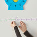 Magnetic Demonstration Advanced NumberLine Clock - A1 School Supplies