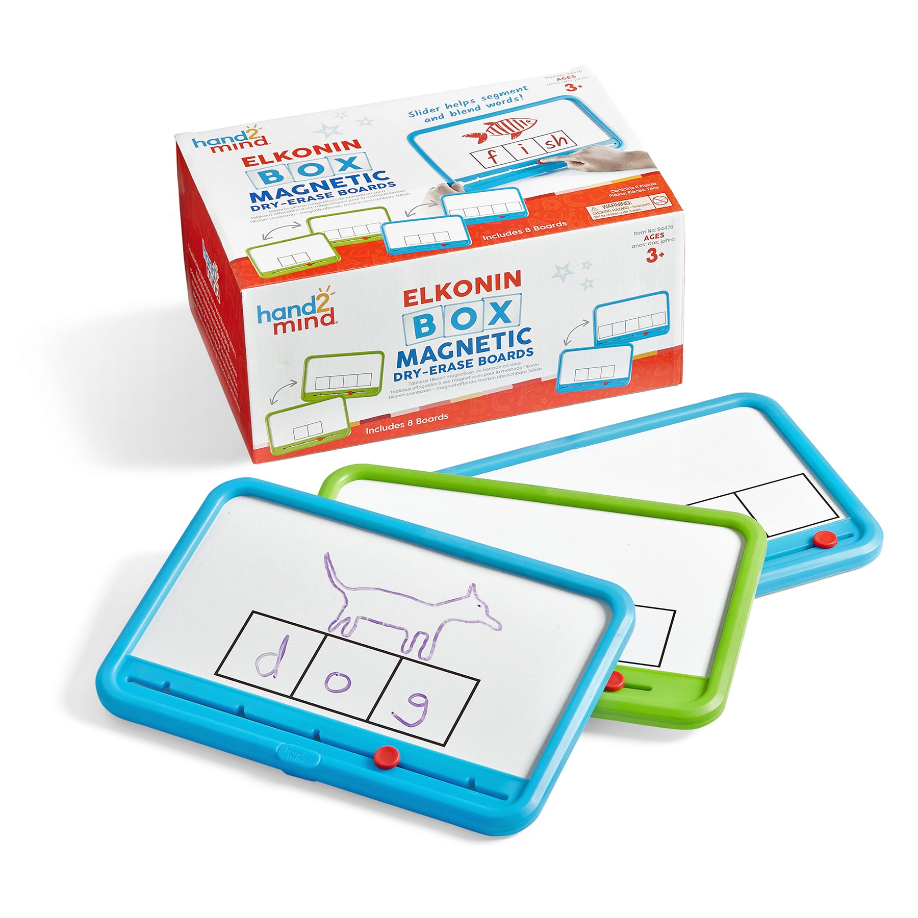 Elkonin Box Magnetic Dry-Erase Board Set