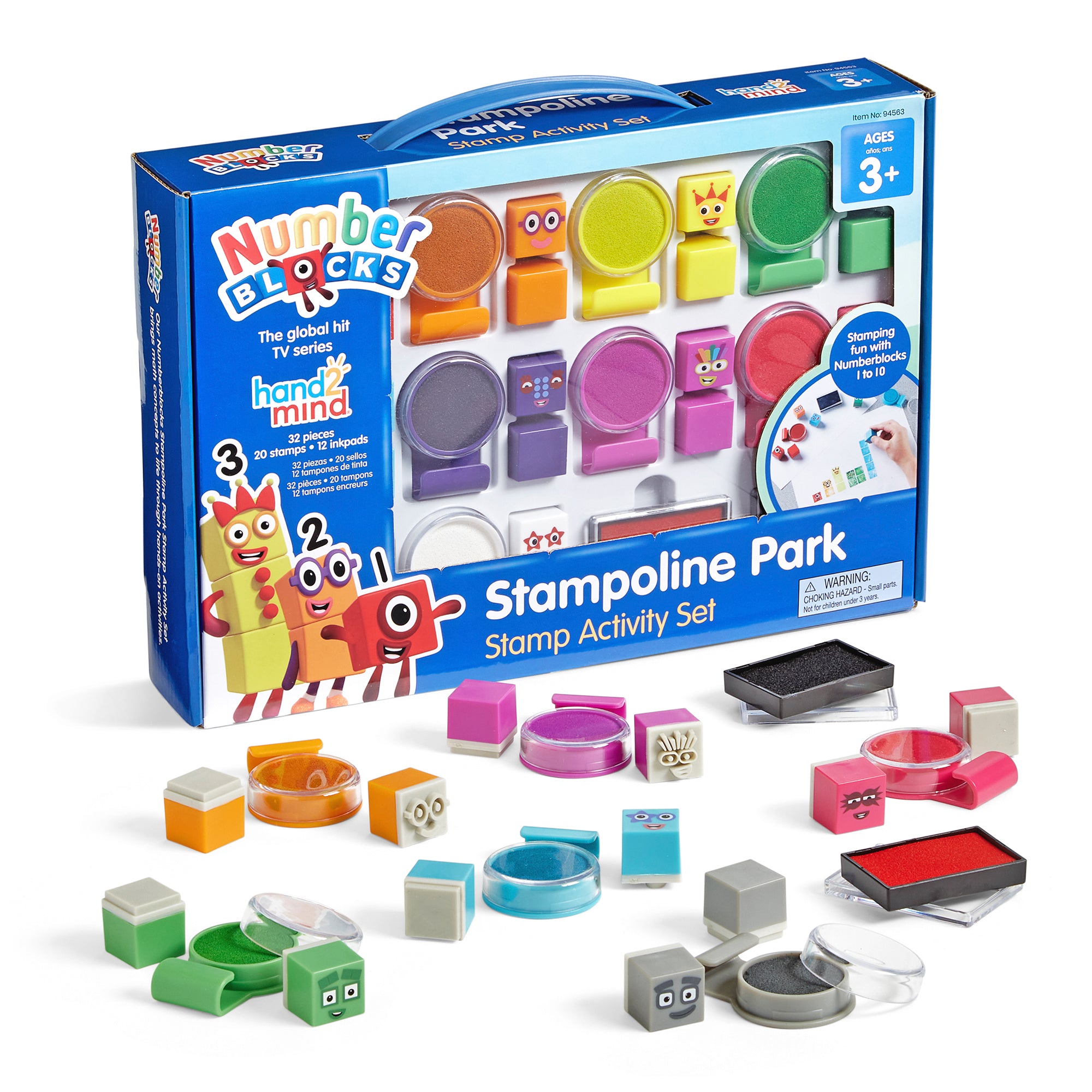 Numberblocks Stampoline Park Stamp Activity Set - A1 School Supplies