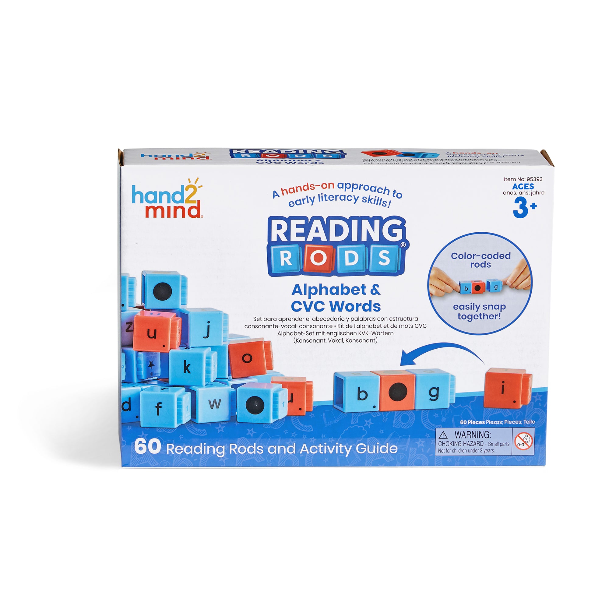 Reading Rods Alphabet and CVC Words Set - A1 School Supplies