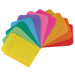 Non-Adhesive Library Pockets, Bright Colors, 30 Per Pack, 6 Packs - A1 School Supplies