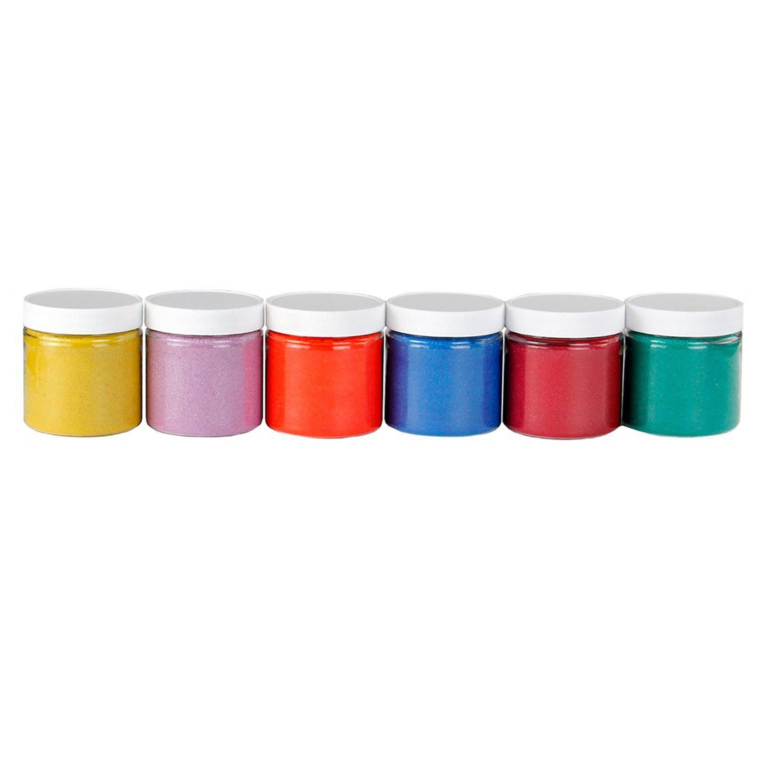 Colored Sand, 6 oz. Jars, 6 Colors