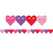 Happy Hearts Die-Cut Classroom Border, 36 Feet Per Pack, 6 Packs - A1 School Supplies