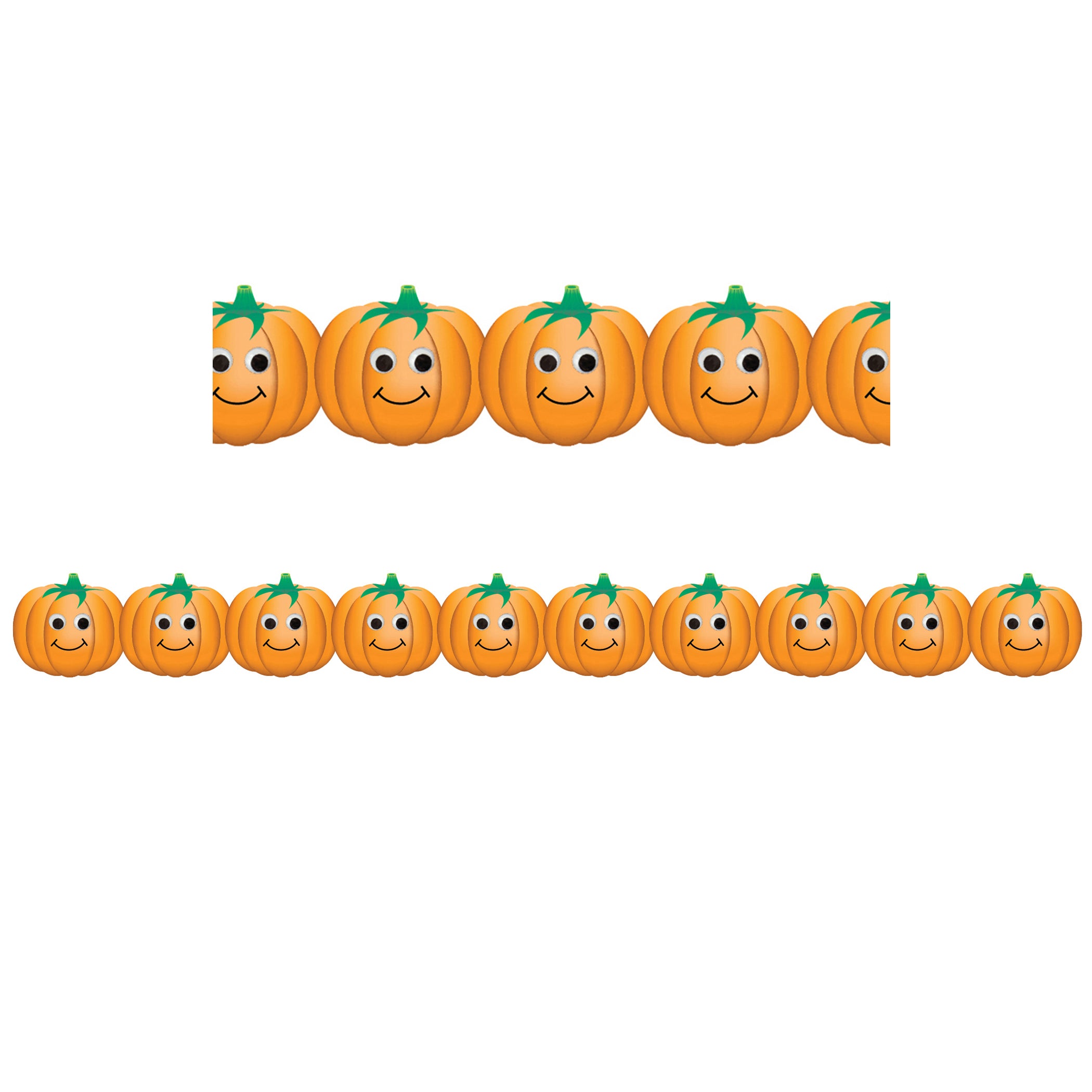 Classroom Border - Happy Pumpkins, 36 Feet Per Pack, 6 Packs - A1 School Supplies