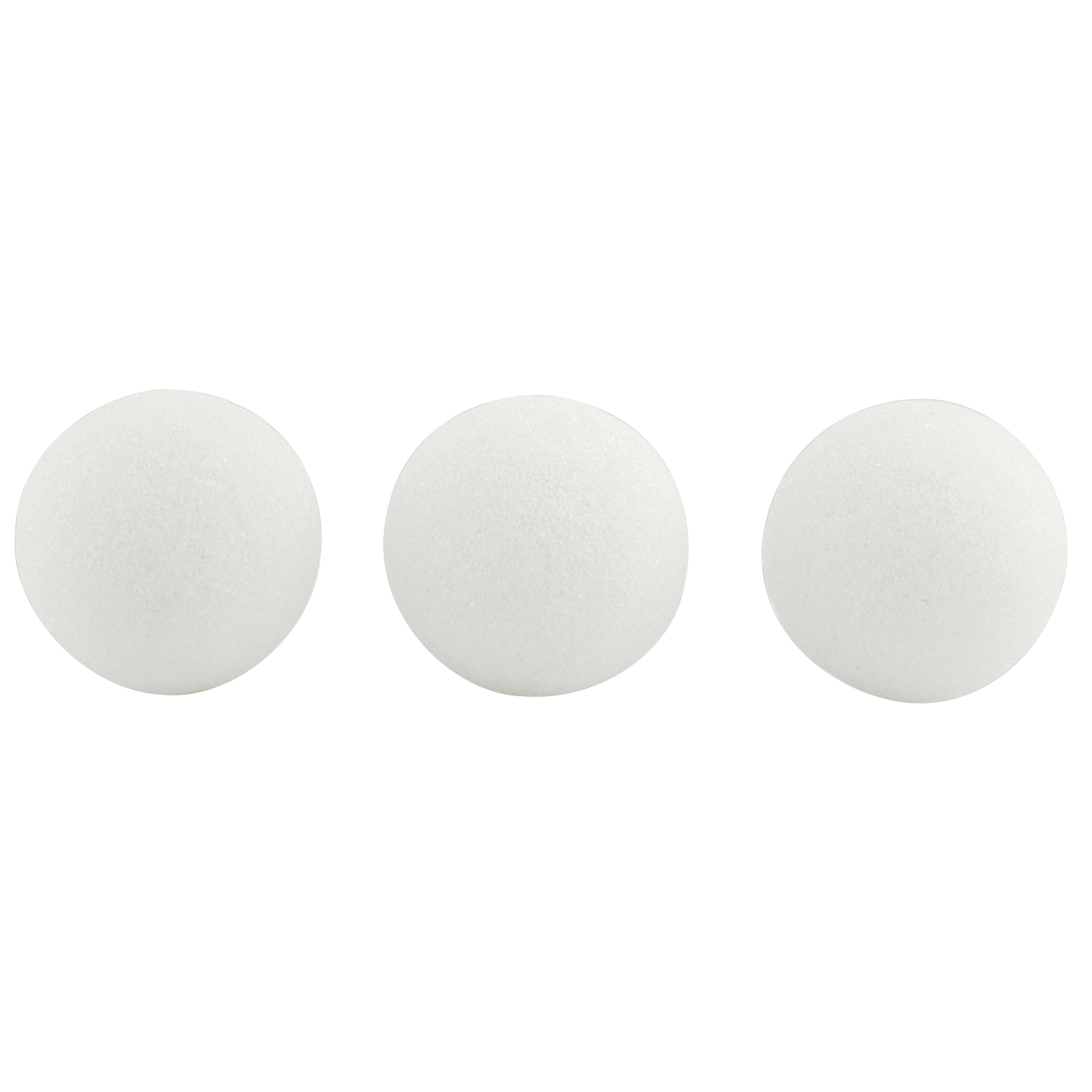 Craft Foam Balls, 3 Inch, White, 12 Per Pack, 2 Packs