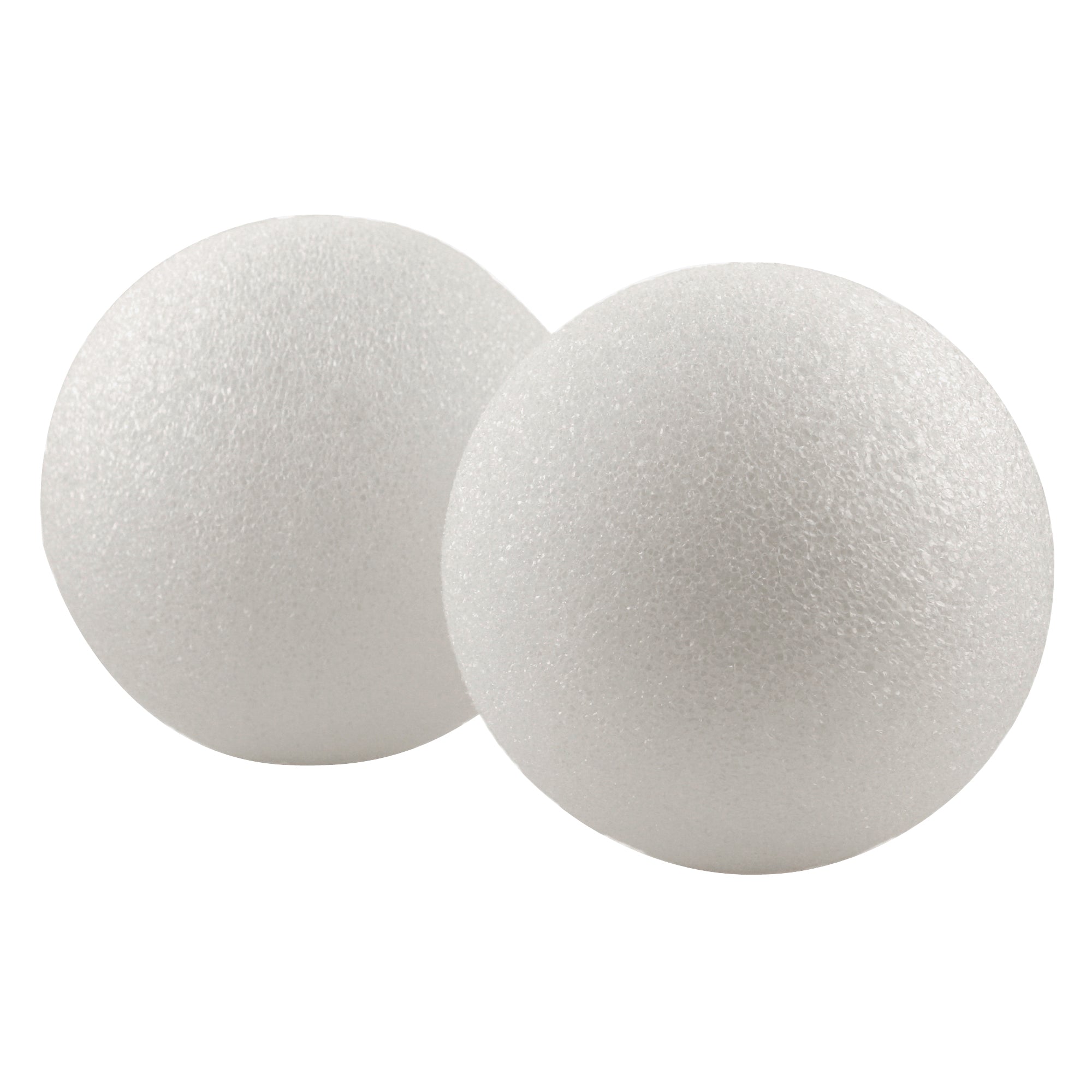 Craft Foam Balls, 6 Inch, White, Pack of 6