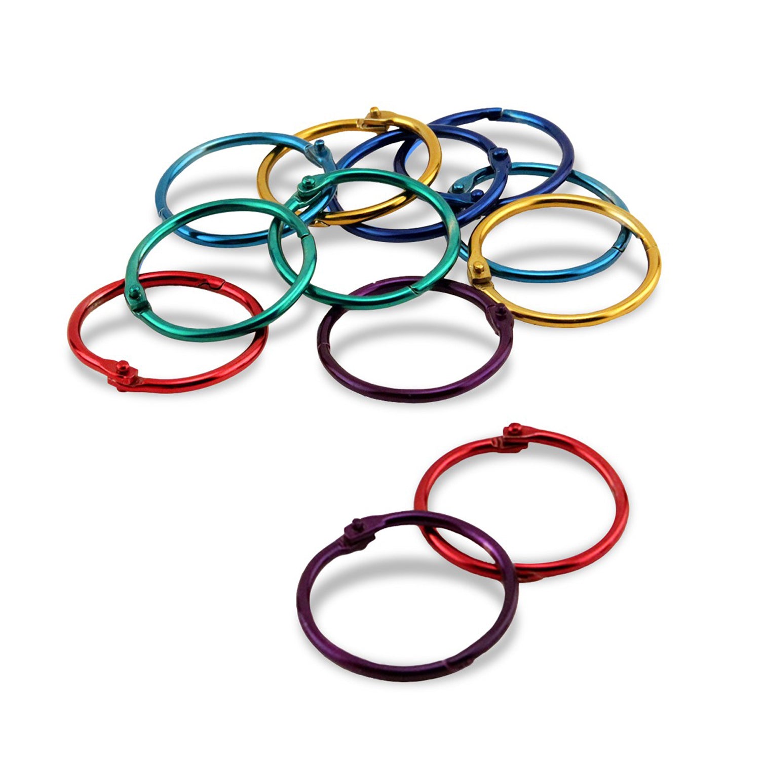 Book Rings, 1-1/2 Inch, 50 Per Pack, 2 Packs