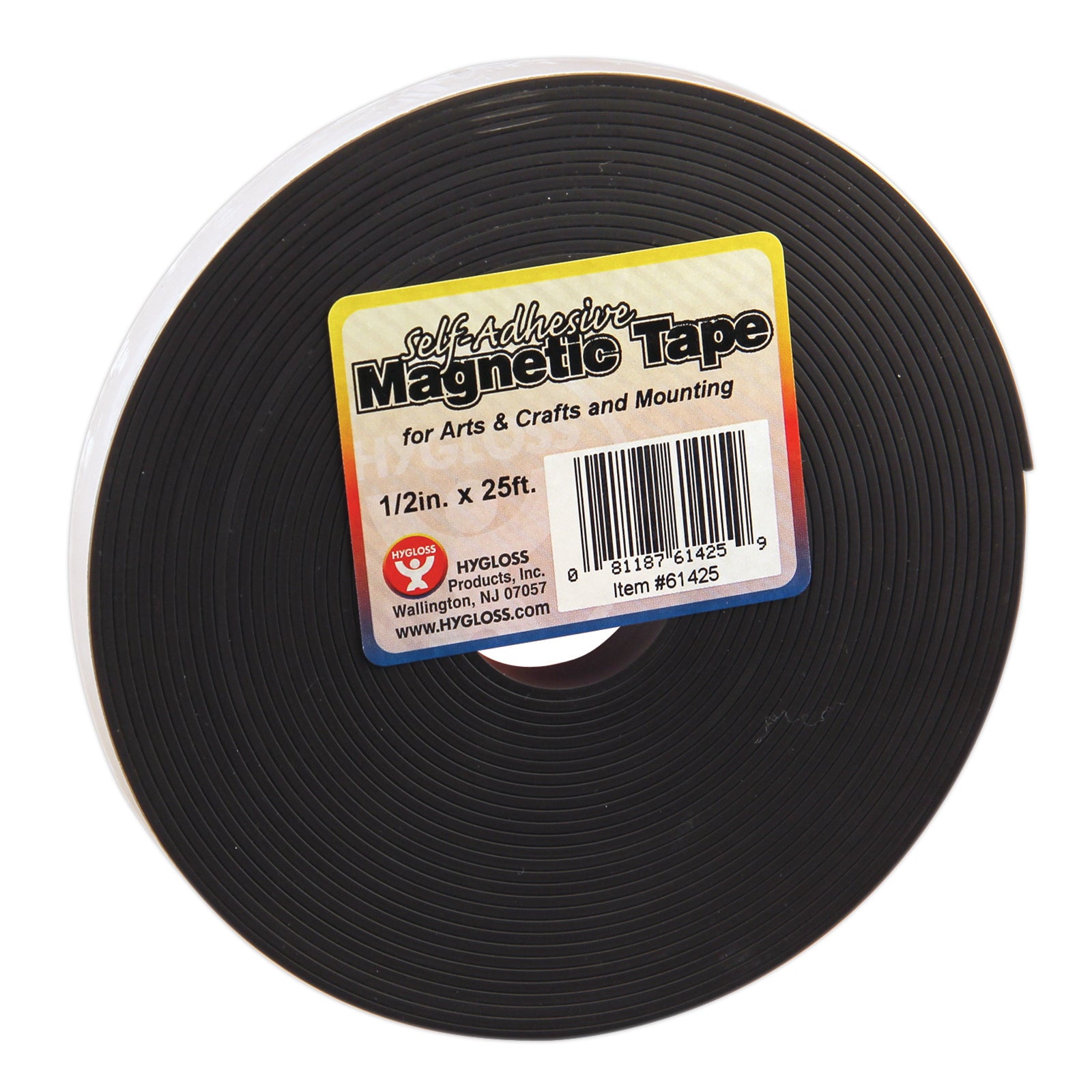 Magnetic Strips, 0.5" x 300" Per Roll, 3 Rolls - A1 School Supplies