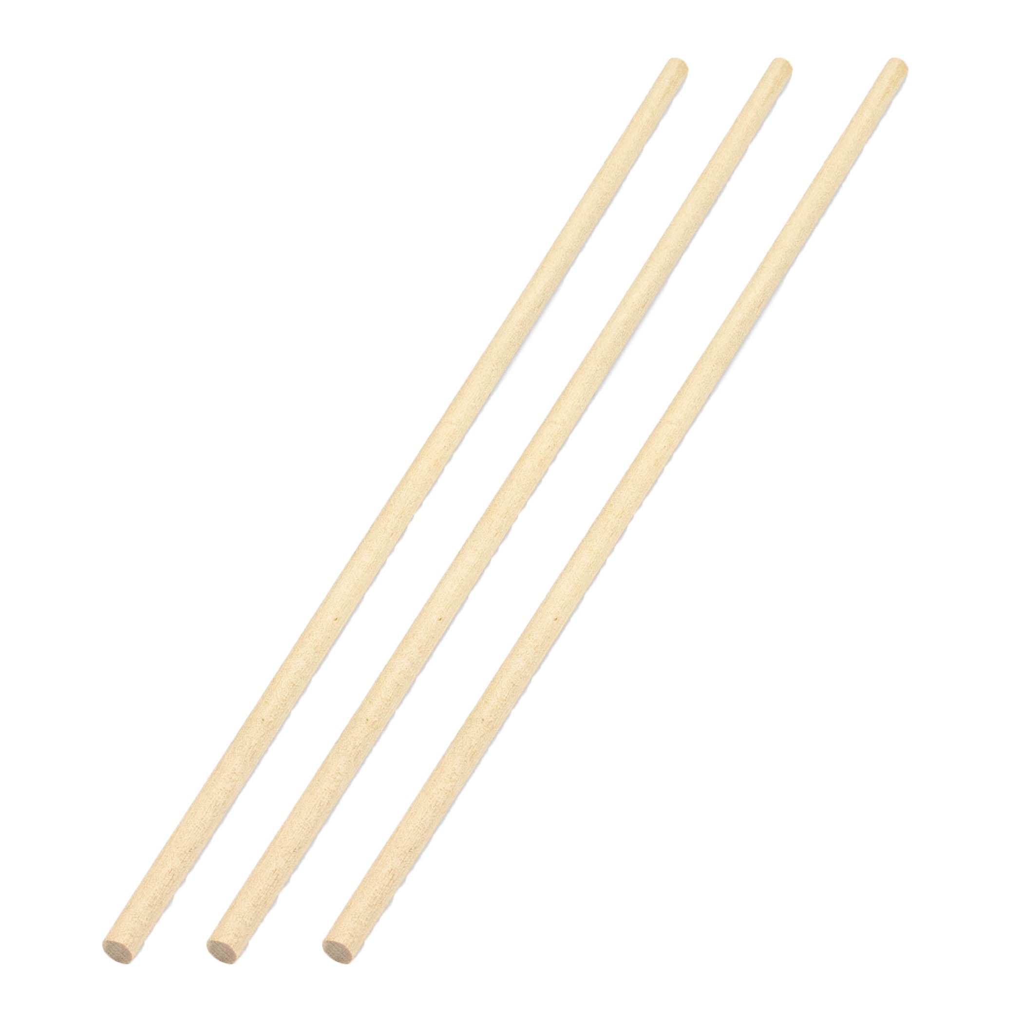 Wood Dowels, 1/4", 25 Per Pack, 3 Packs - A1 School Supplies