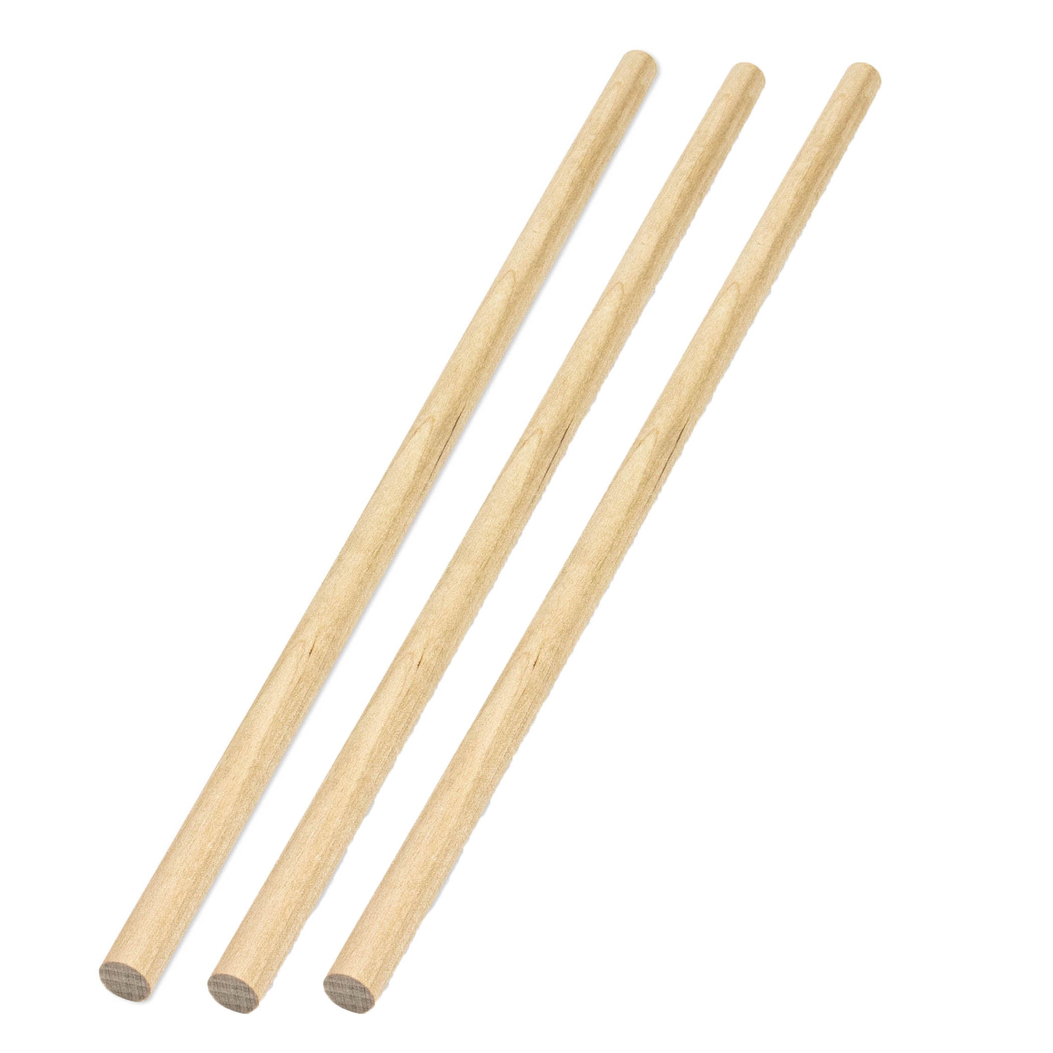 Wood Dowels, 3/8", 25 Per Pack, 3 Packs - A1 School Supplies