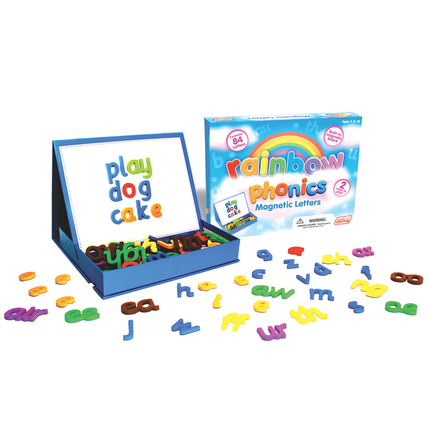 Rainbow Phonics Magnetic Letters, 85 Pieces