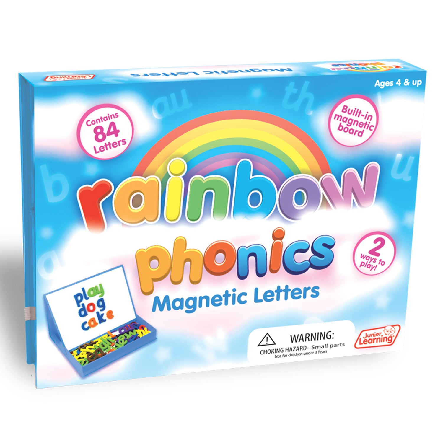 Rainbow Phonics Magnetic Letters, 85 Pieces