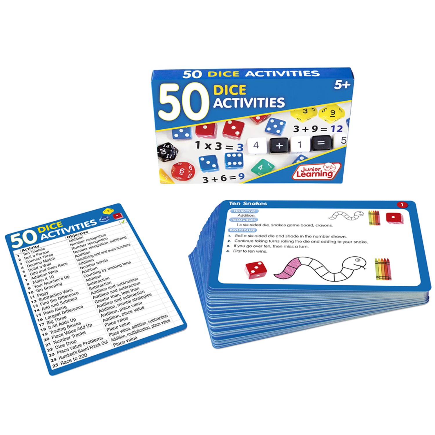 50 Dice Activities - A1 School Supplies