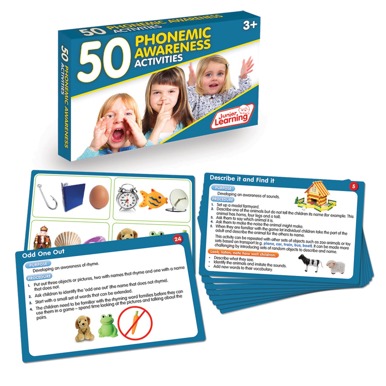 Language Arts Activity Cards, Phonemic Awareness