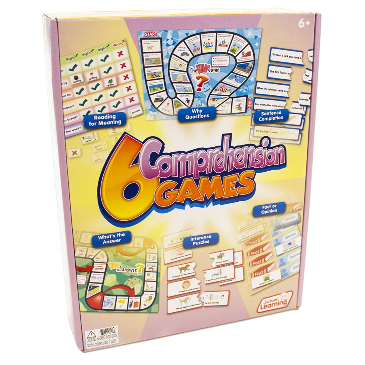 6 Comprehension Games - A1 School Supplies