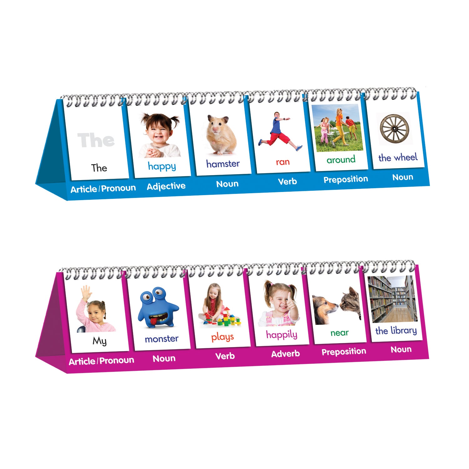 Double-Sided Parts of Speech Flips, Pack of 2