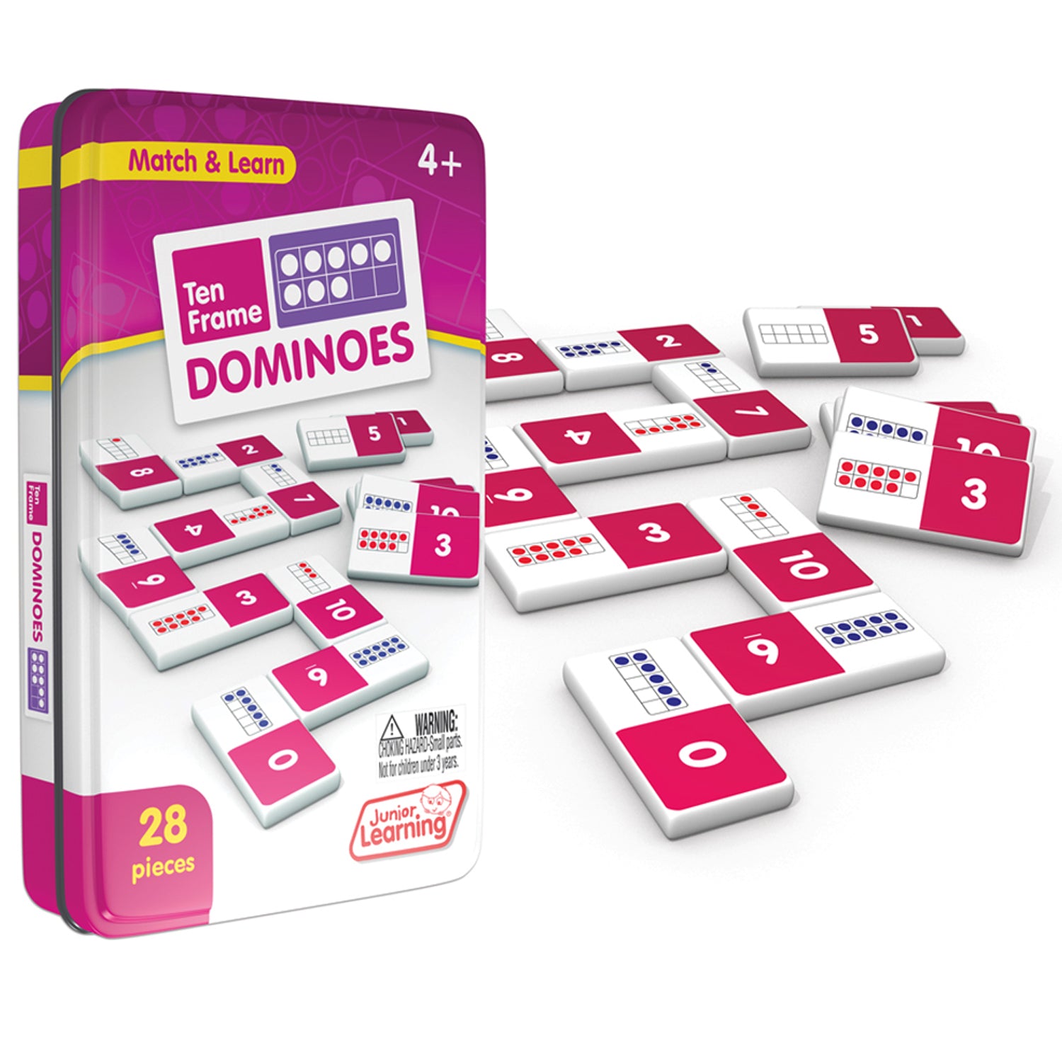 Ten Frames Dominoes, 2 Sets