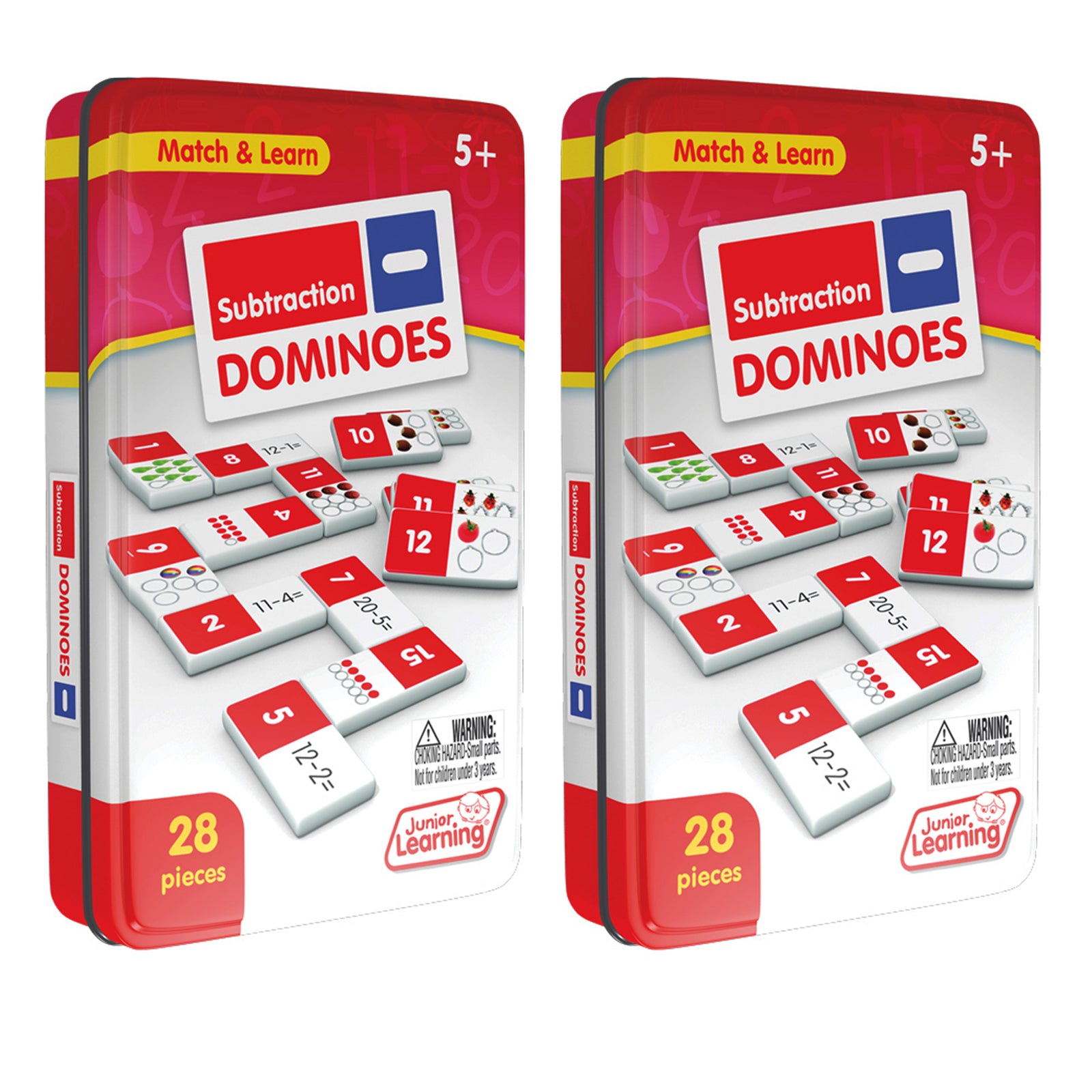 Subtraction Dominoes, 2 Sets