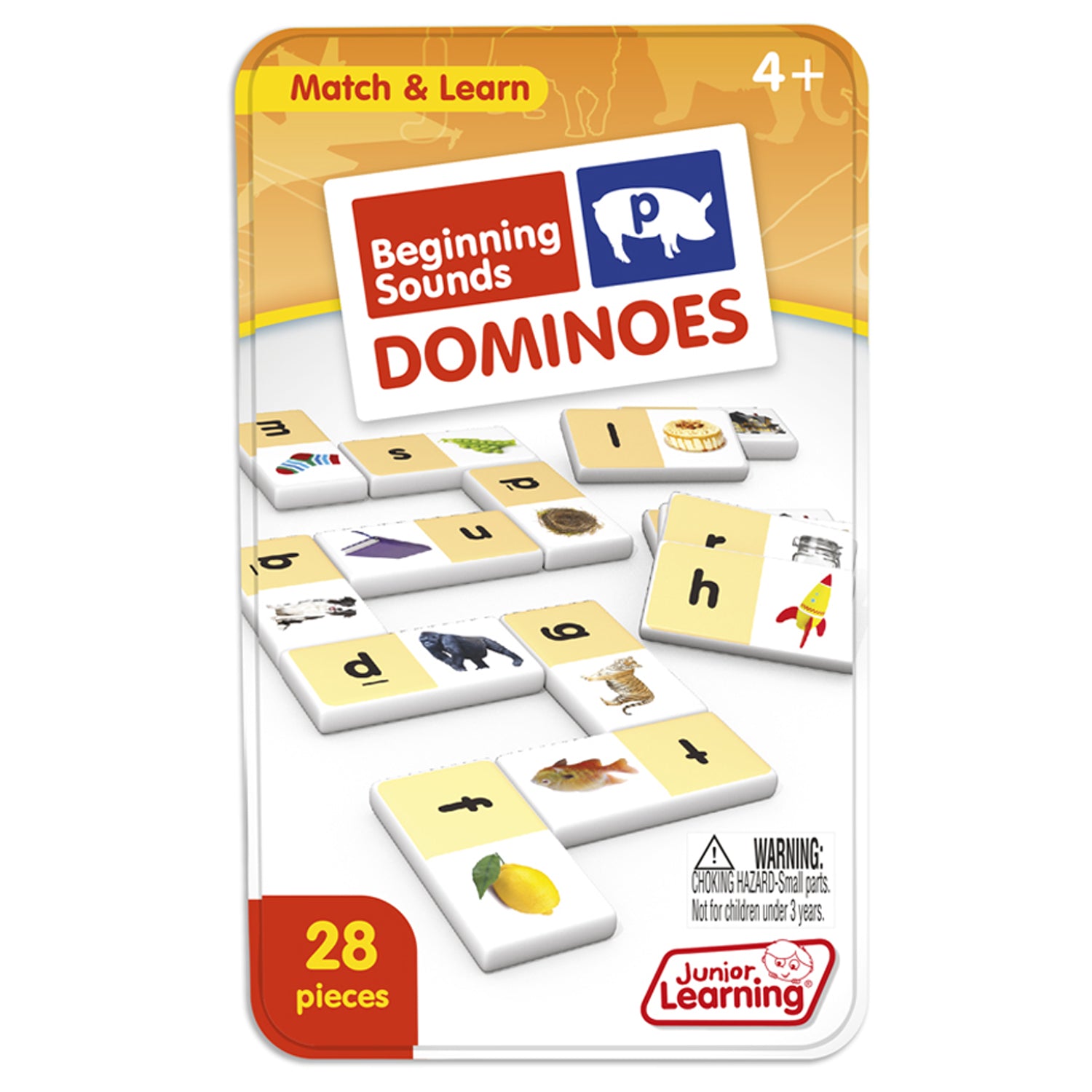 Beginning Sounds Dominoes, 2 Sets - A1 School Supplies